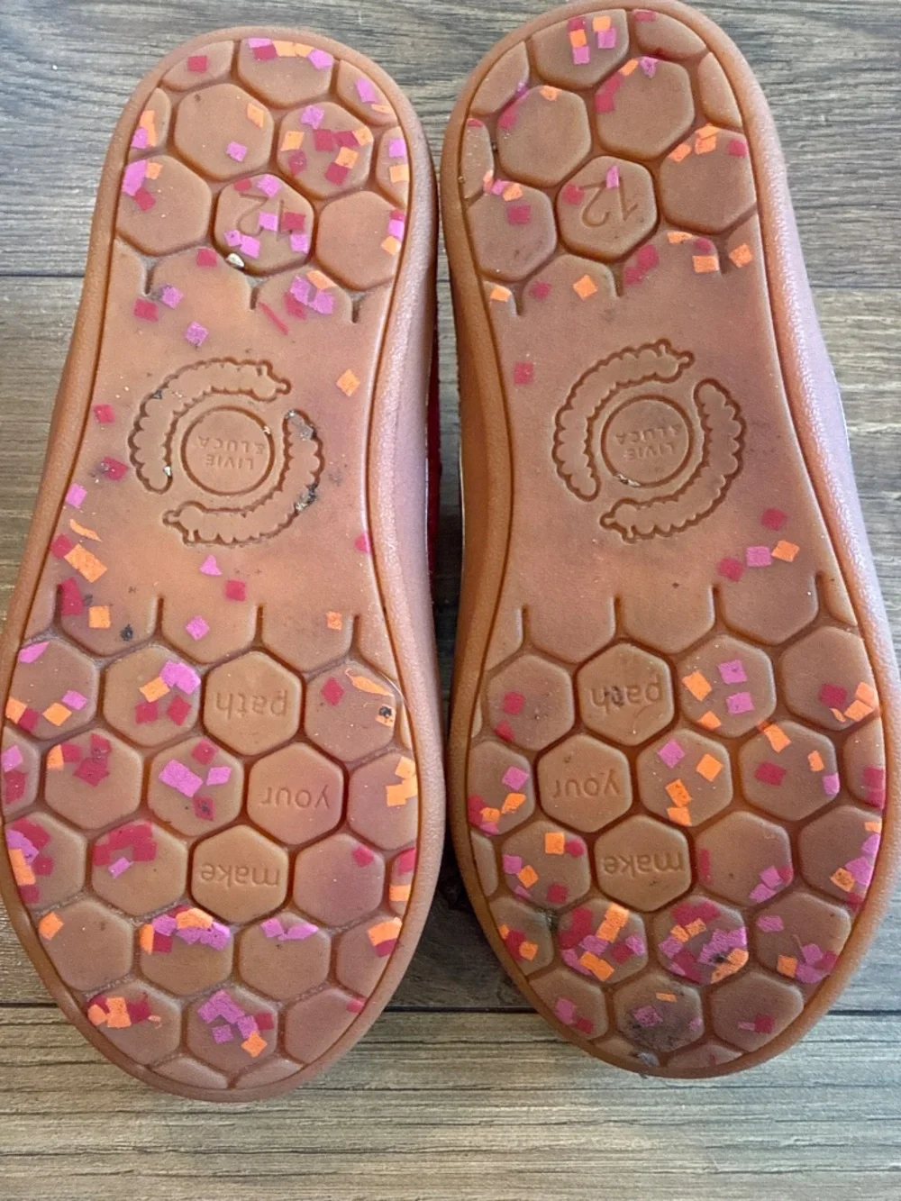 Livie and Luca Red Sparkle Mary Janes